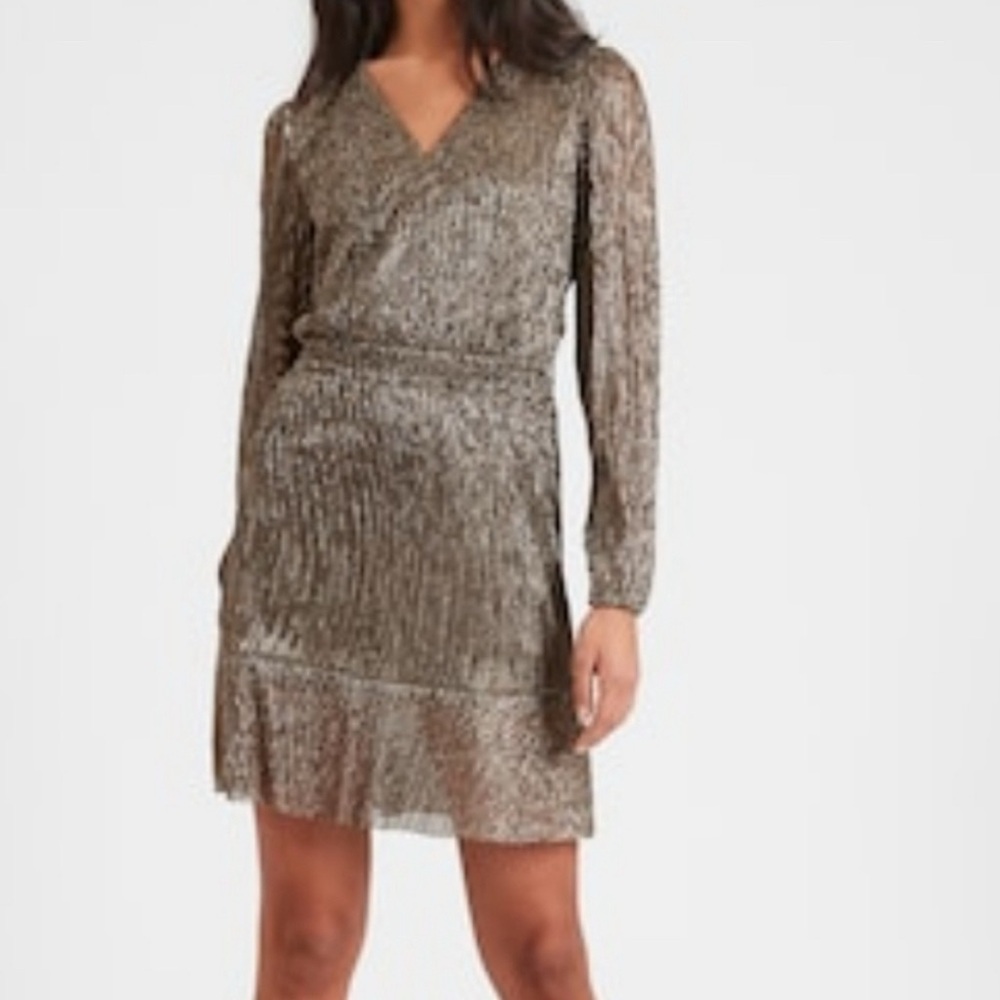 Elegant Metallic Dress